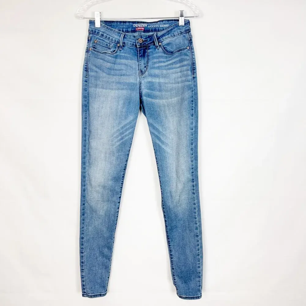 Levi's Denizen Modern Skinny Jeans Size 25 - Picture 2 of 11